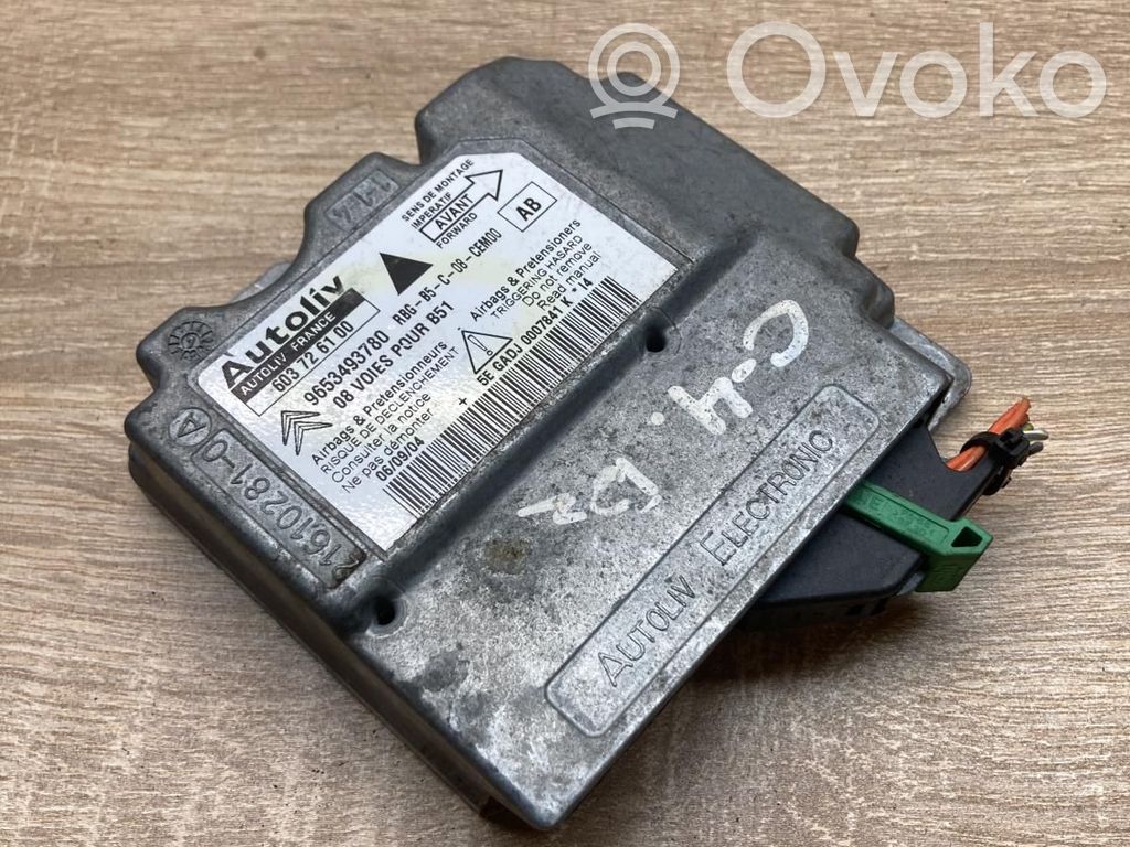 Citroen C4 I Centralina/modulo airbag 