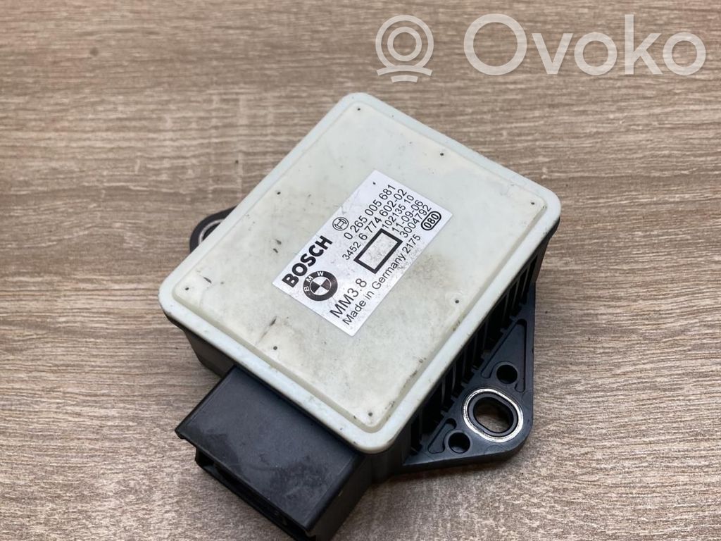 ESP acceleration yaw rate sensor   6774602,0265005681