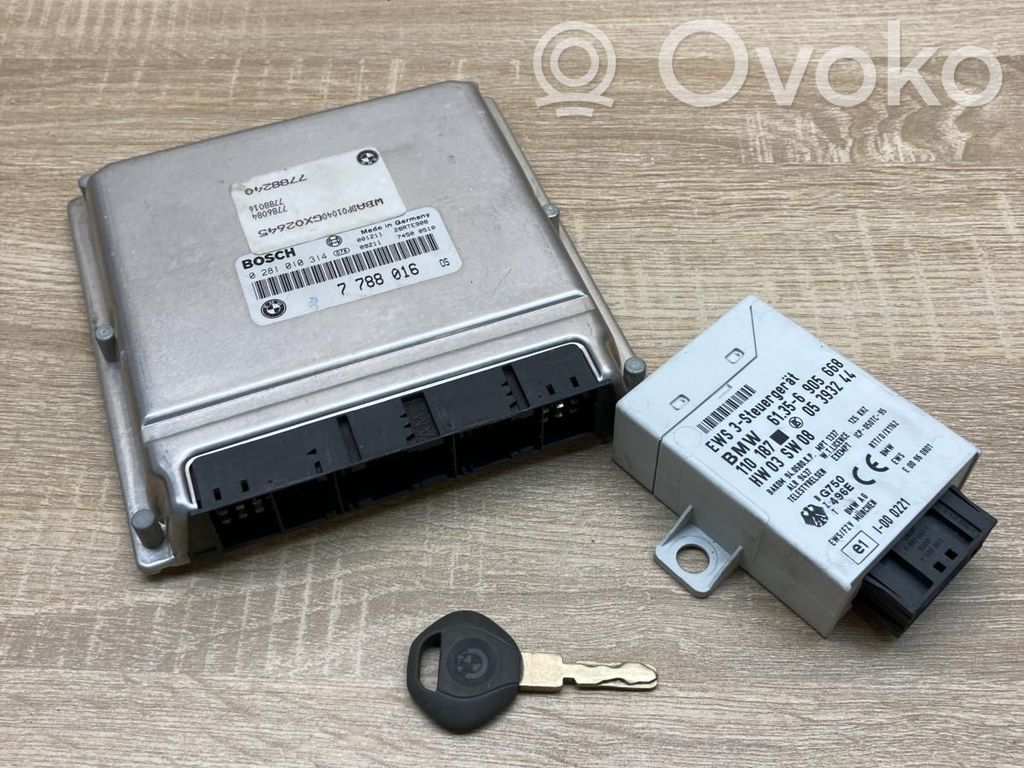 Engine ECU kit and lock set   7788016,0281010314,6905668