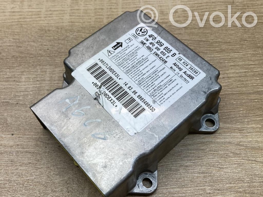 Audi A6 S6 C6 4F Centralina/modulo airbag 