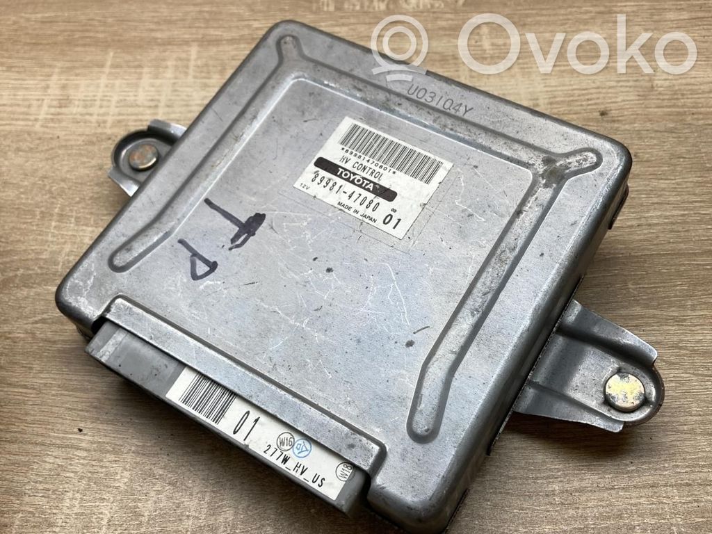 Toyota Prius (XW20) Unité de commande, module ECU de moteur