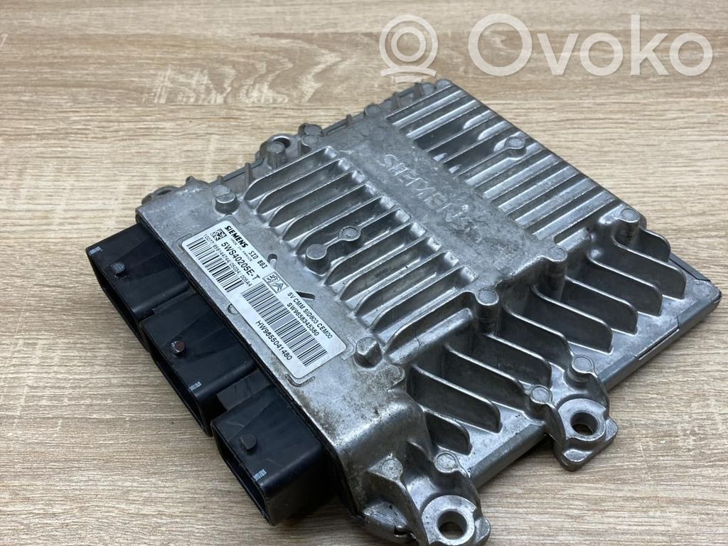 Peugeot 207 Unité de commande, module ECU de moteur 