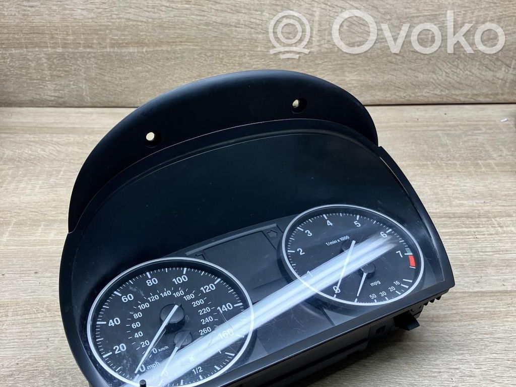 BMW 3 E90 E91 Velocímetro (tablero de instrumentos) 