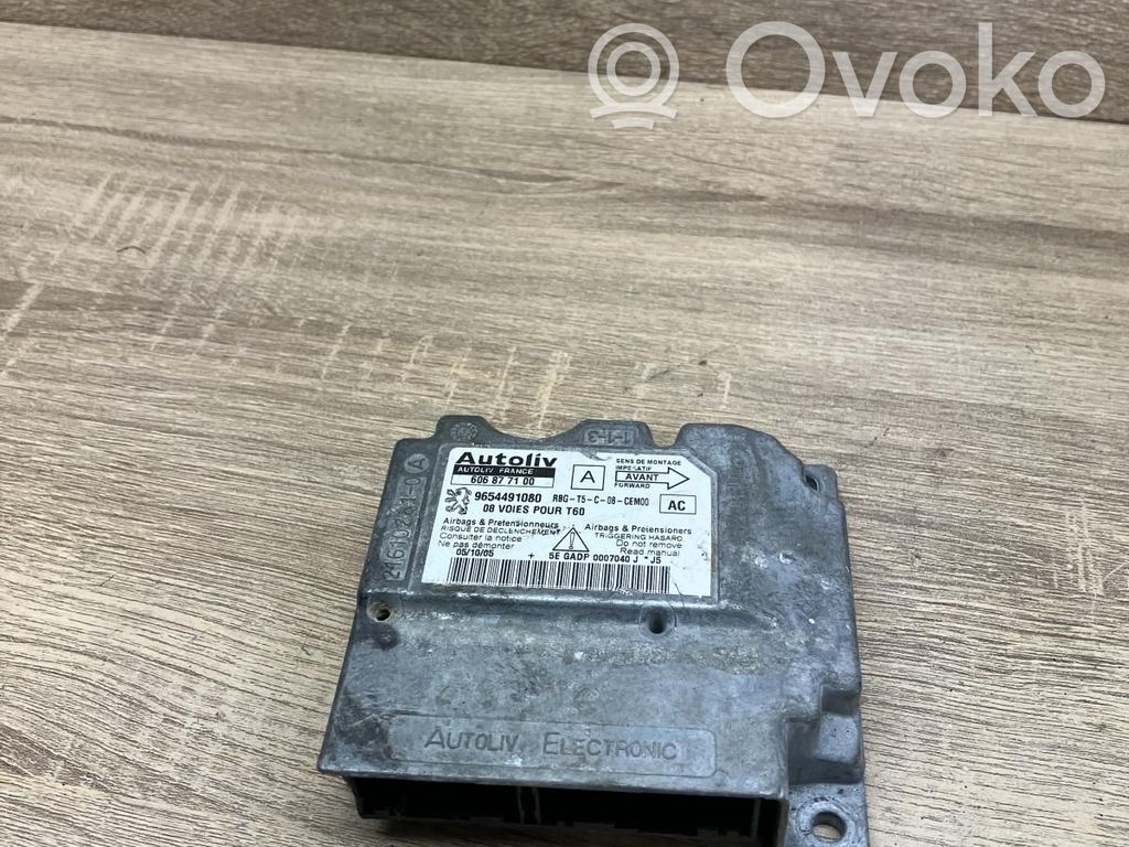 Peugeot 307 Unitate/modul de comandă airbaguri 