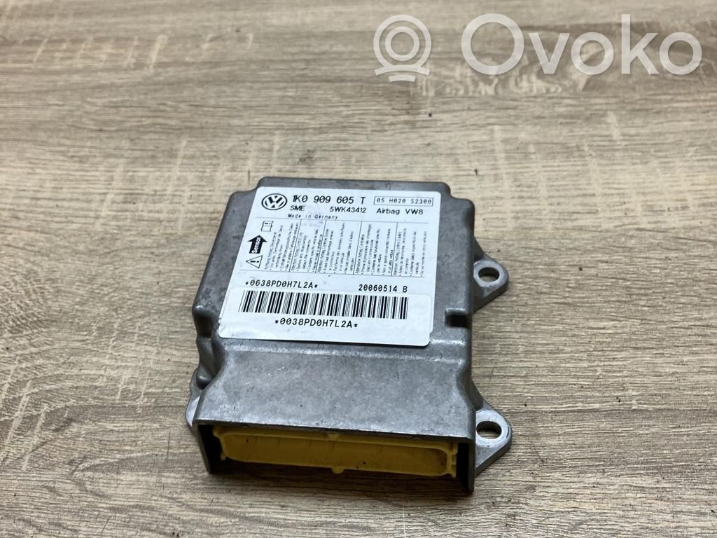 Skoda Octavia Mk2 (1Z) Unitate/modul de comandă airbaguri 