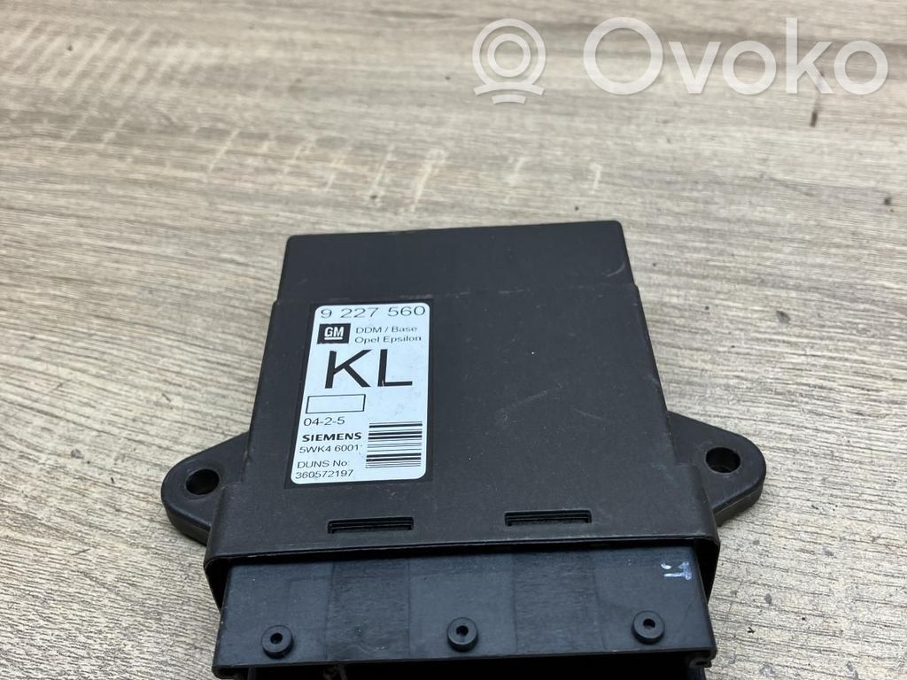 Unité de commande module de porte   9227560,5WK46001