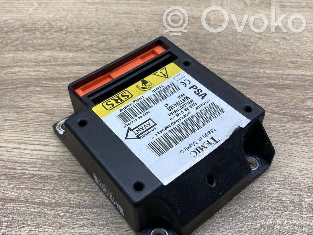 Citroen C3 Module de contrôle airbag