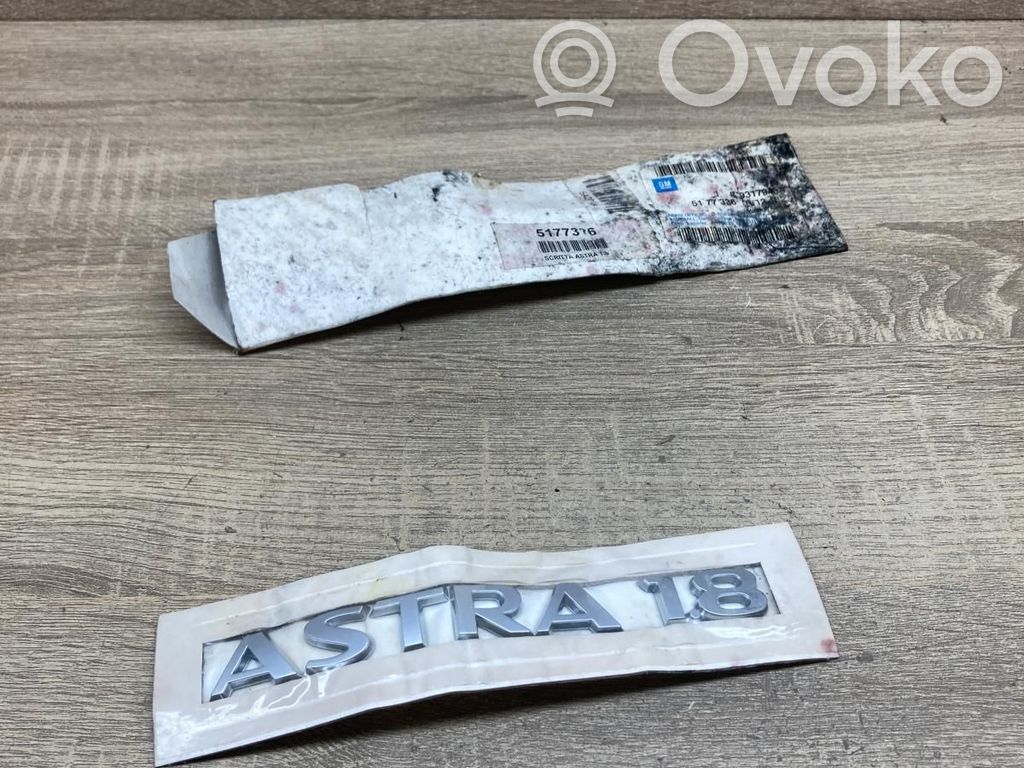 Opel Astra H Emblemă/siglă ușă spate 
