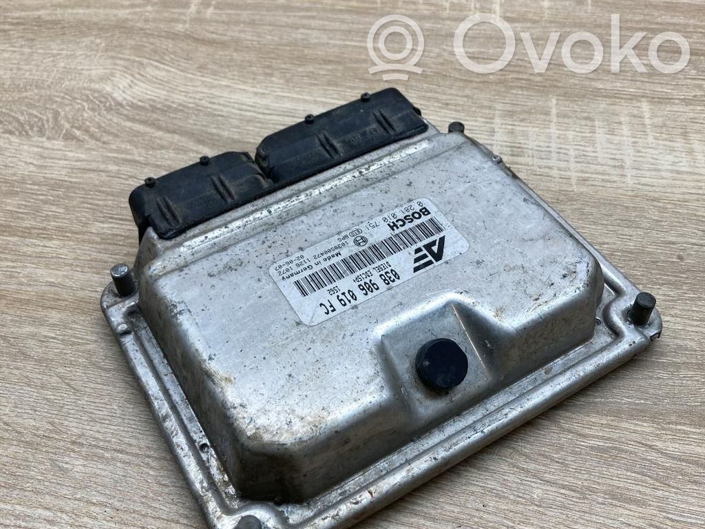 Volkswagen Sharan Unité de commande, module ECU de moteur 