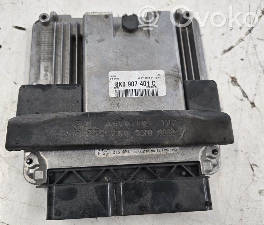 Engine control unit/module   0281015031,8K907401C