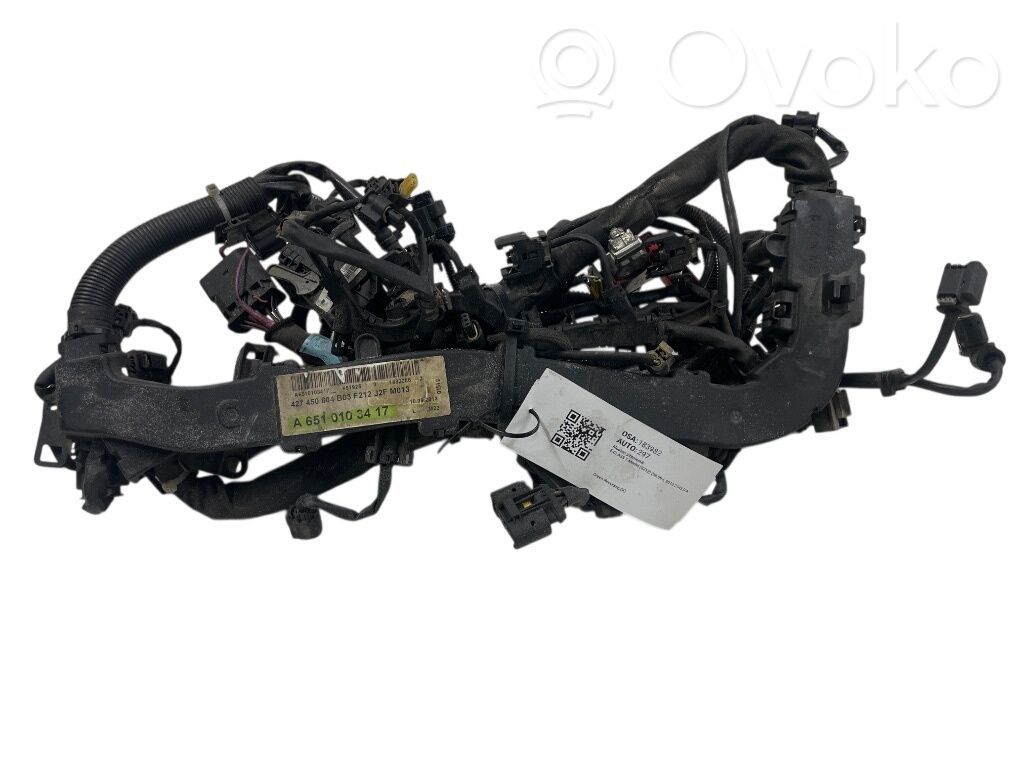 Mercedes-Benz E W212 Cableado de instalación del motor 