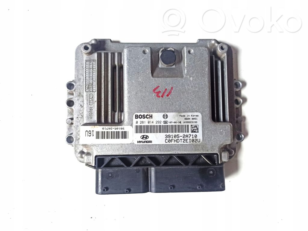 Engine control unit/module   0281014292,2A710,39105