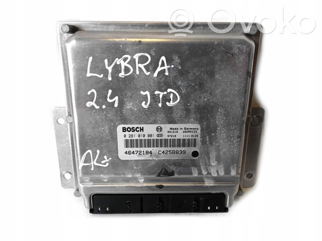 Lancia Lybra Engine control unit/module 