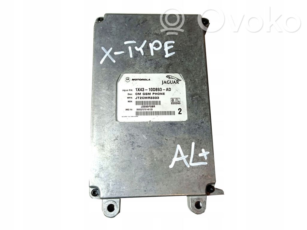 Unité de commande, module téléphone   1X4310D893AD