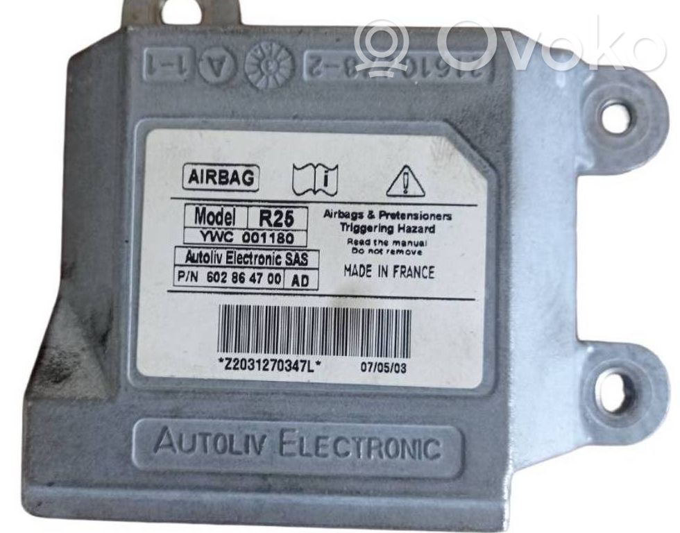 Rover 25 Airbag control unit/module 