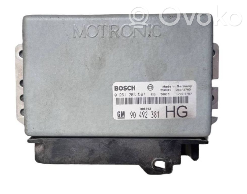 Engine control unit/module   90492381HG,0261203587