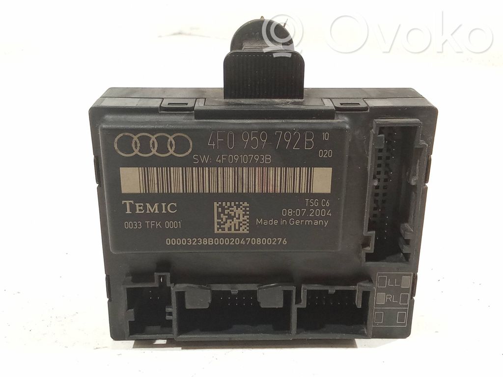 Door control unit/module   4F0959792B,0033TFK0001,4F0910793B