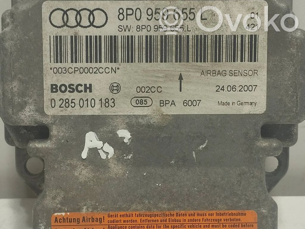 Audi A3 S3 8P Airbag control unit/module 