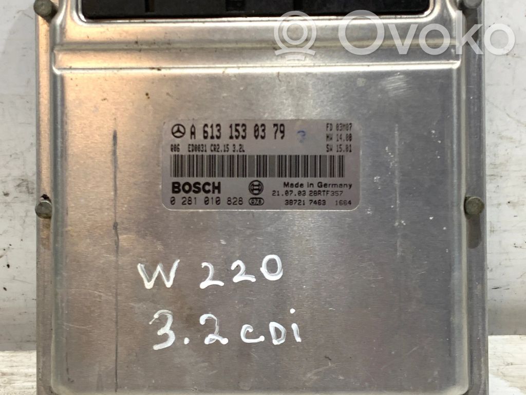 Mercedes-Benz S W220 Engine control unit/module 