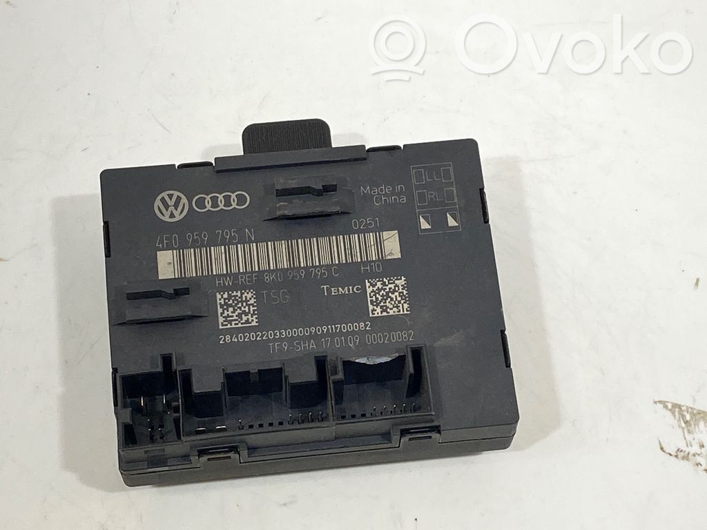 Unité de commande module de porte   4F0959795N,8K0959795C