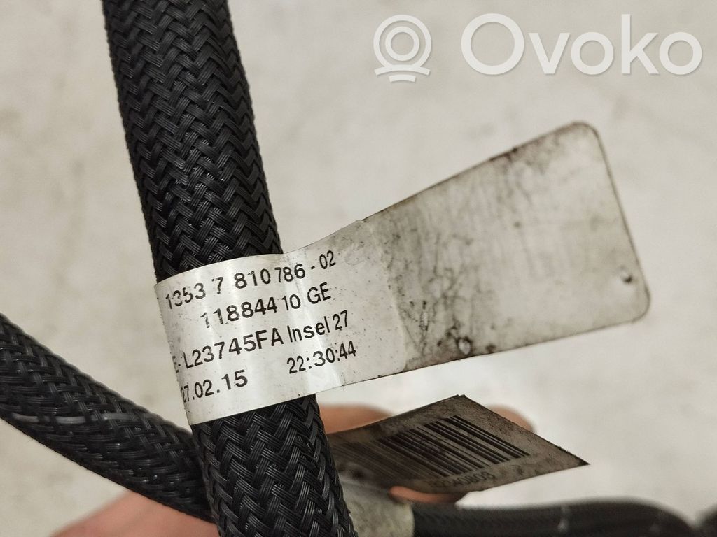 BMW 3 F30 F35 F31 Fuel line pipe 