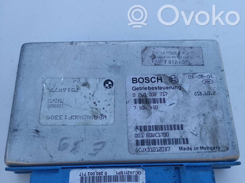 BMW 5 E39 Gearbox control unit/module 