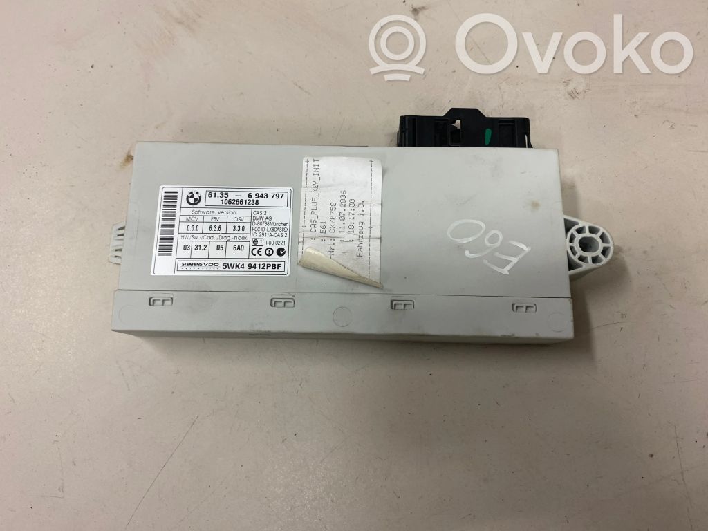 BMW 5 E60 E61 CAS control unit/module 