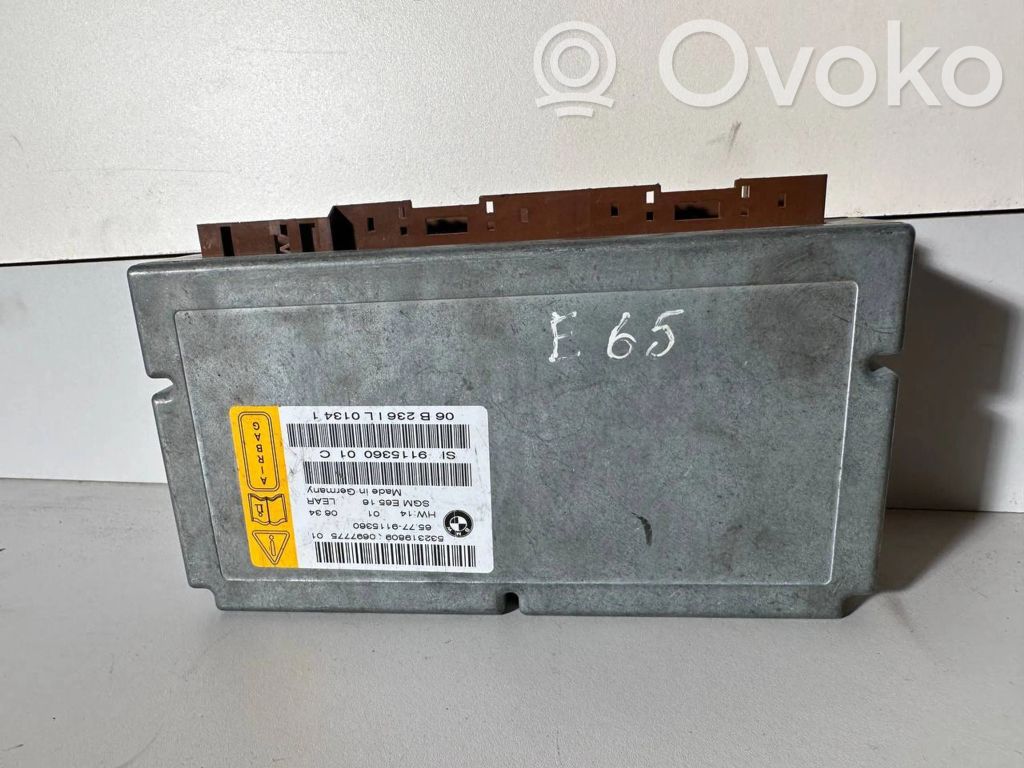 BMW 7 E65 E66 Airbag control unit/module 