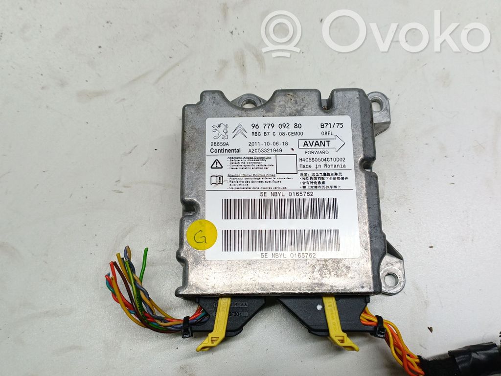 Citroen C4 II Module de contrôle airbag 