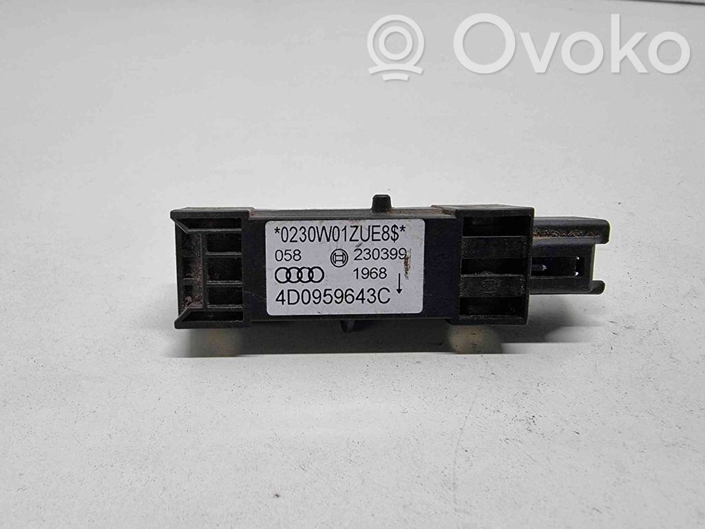 Audi A8 S8 D2 4D Airbagsensor Crashsensor Drucksensor 