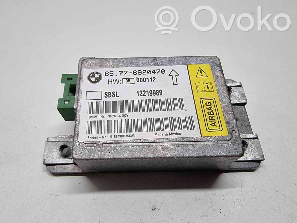 Module de contrôle airbag   6920470,12219989,000112