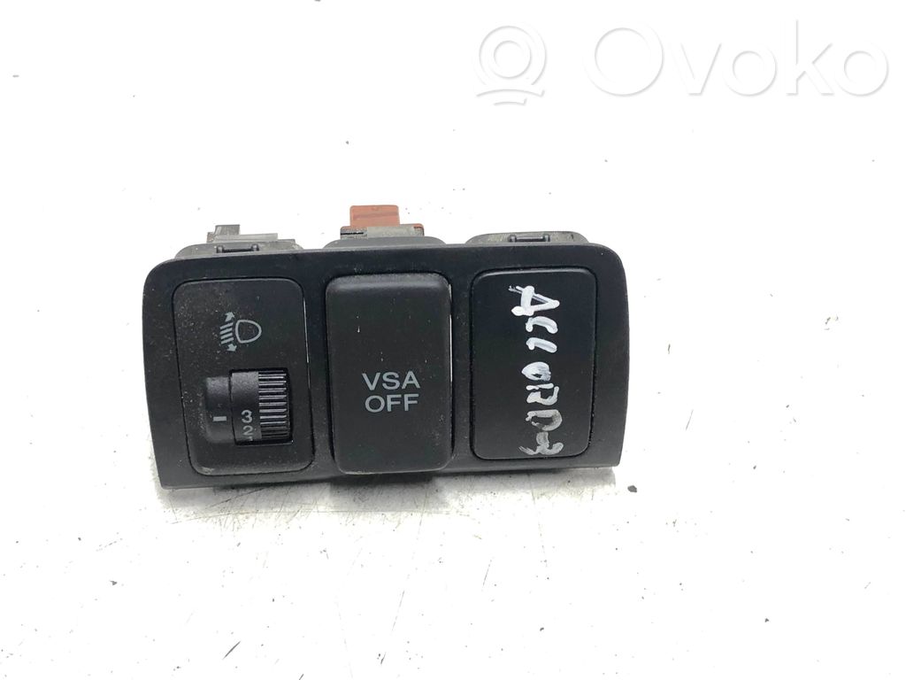 Honda Accord Headlight level height control switch 