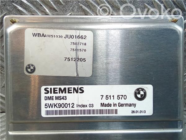 Unidad de control/módulo ECU del motor   7511570,5WK90012