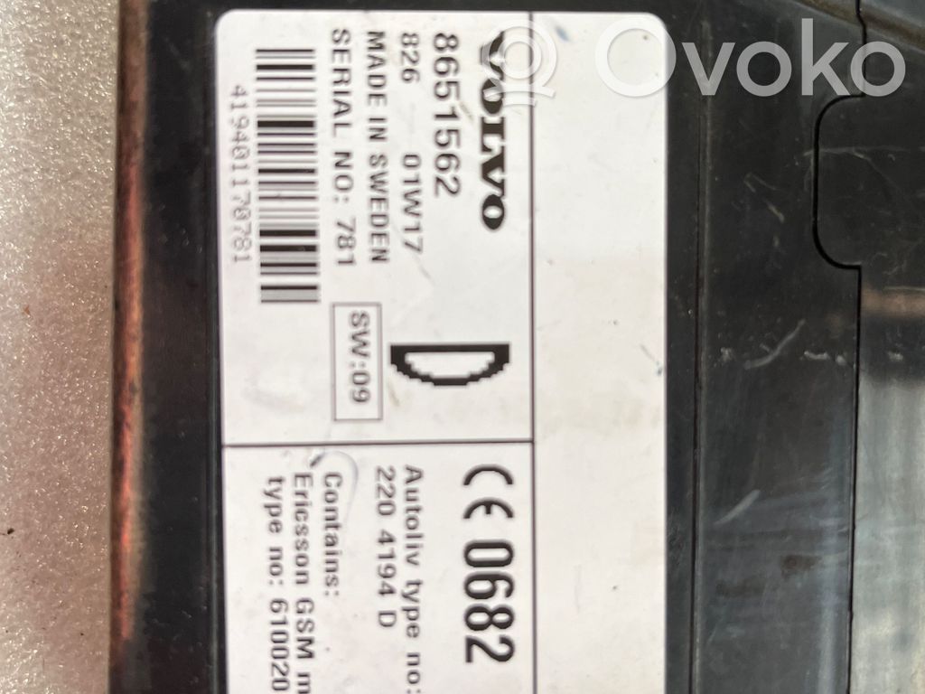 Volvo V70 Bedienteil Telefontastatur 