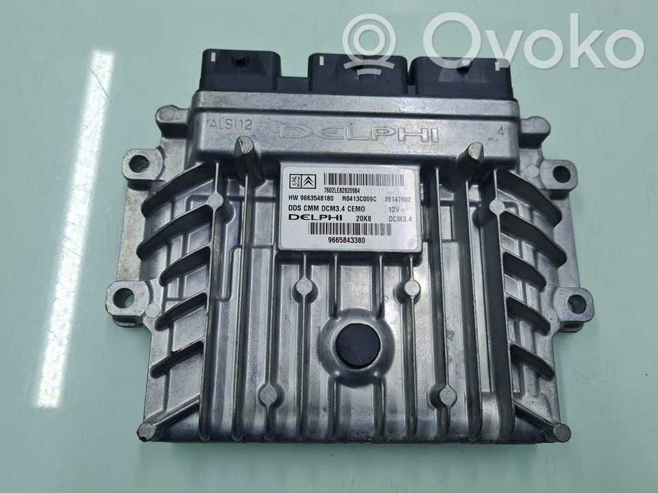 Unidad de control/módulo del motor   9665843380