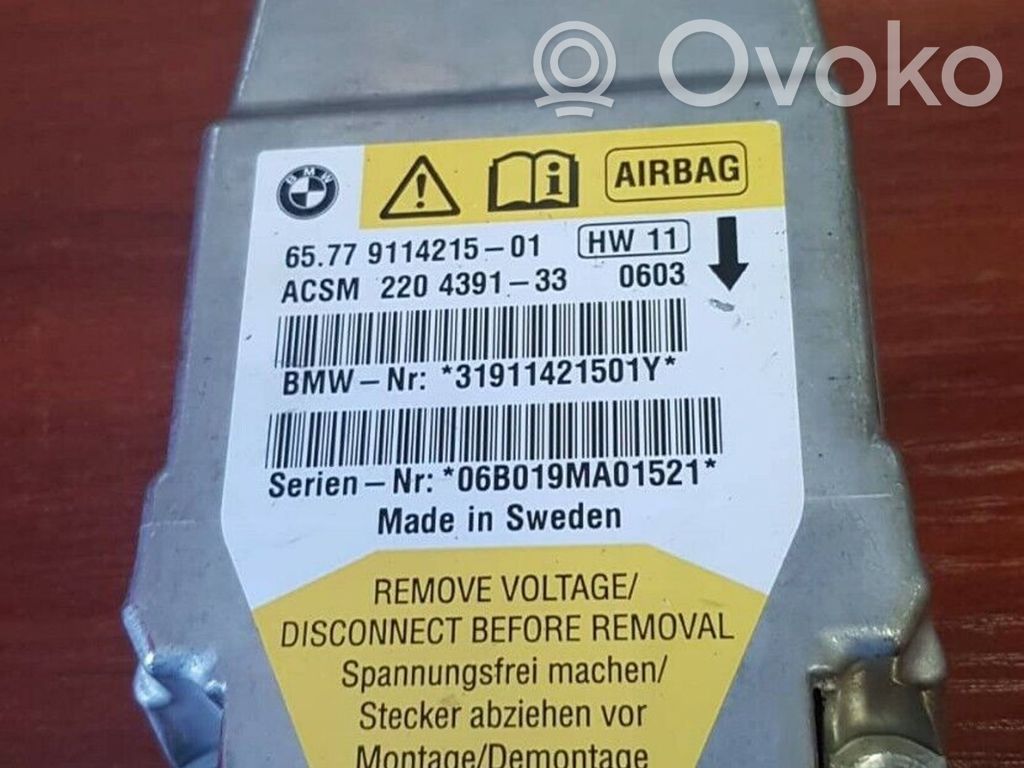 BMW 5 E60 E61 Airbag control unit/module 