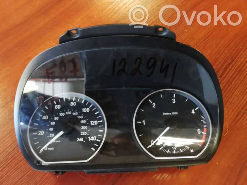 BMW 1 E81 E87 Speedometer (instrument cluster) 