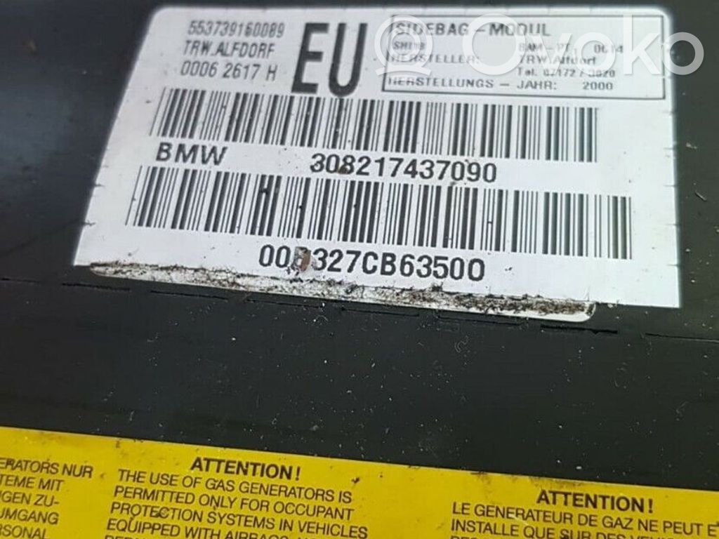 BMW 3 E46 Front door airbag 