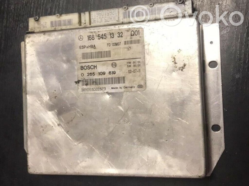 Mercedes-Benz A W168 ESP (stability system) control unit 