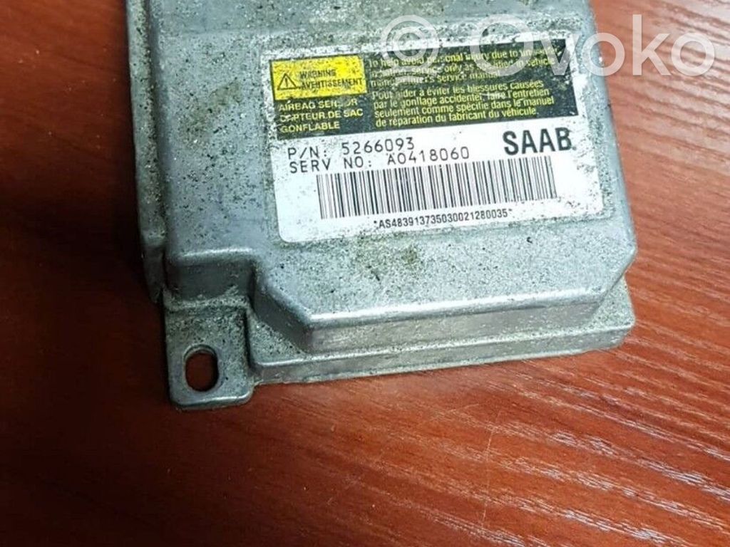 Saab 9-3 Ver1 Airbag control unit/module 