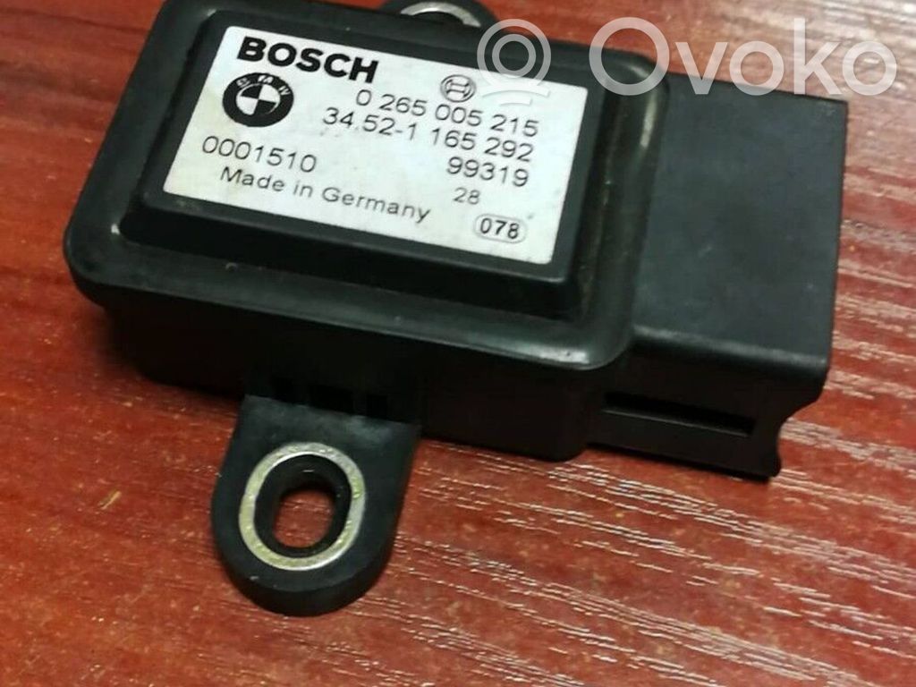 BMW 5 E39 ESP acceleration yaw rate sensor 