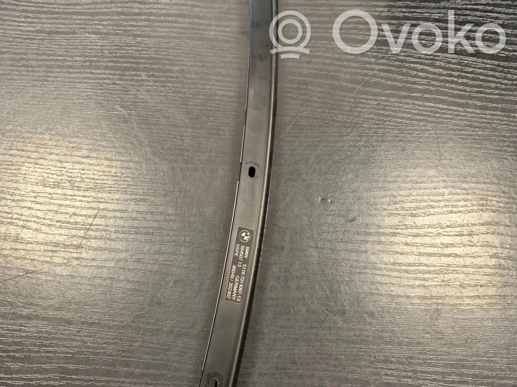 BMW 7 E65 E66 Rear door glass trim molding 
