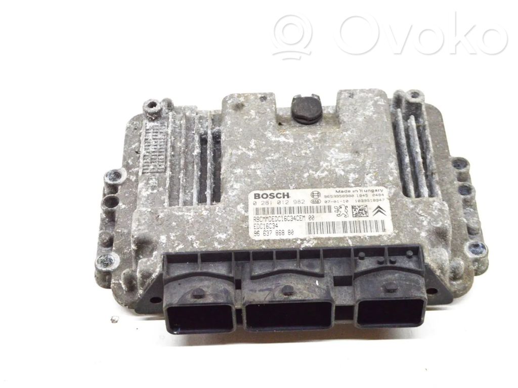 Peugeot Expert Engine control unit/module 