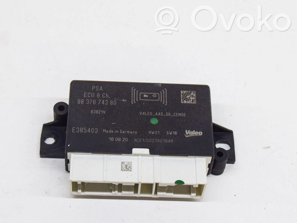 Peugeot 2008 II Parking PDC control unit/module 