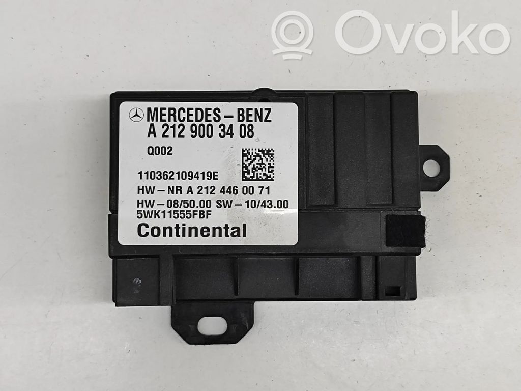 Mercedes-Benz C W204 Centralina/modulo pompa dell’impianto di iniezione