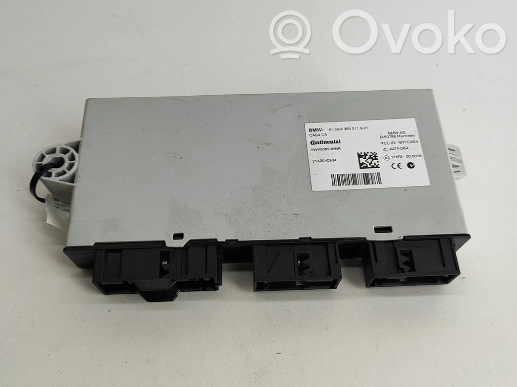BMW 5 F10 F11 Unitate/modul de comandă CAS 