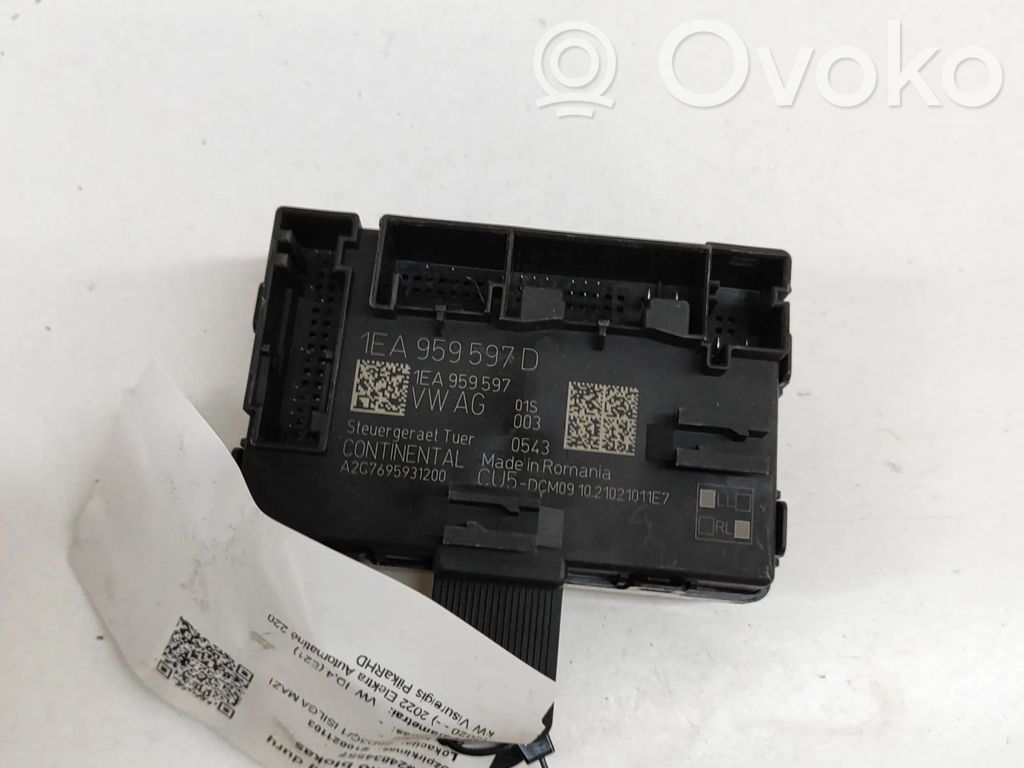 Volkswagen ID.4 Unité de commande module de porte 