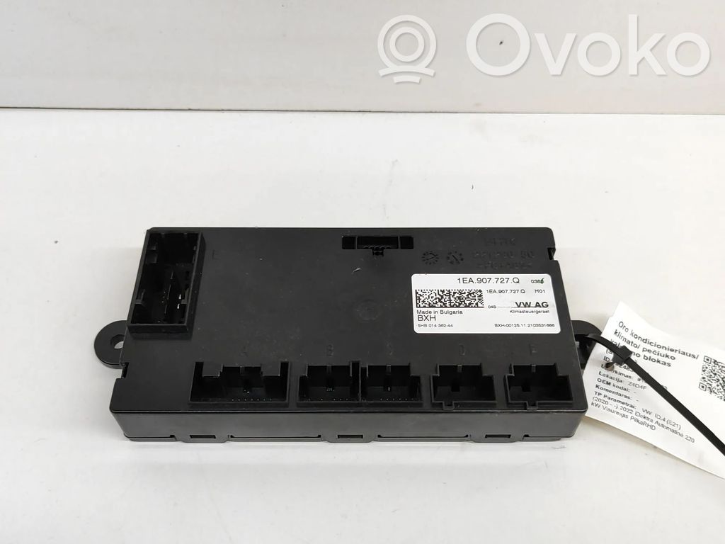 Volkswagen ID.4 Ilmastoinnin ohjainlaite 