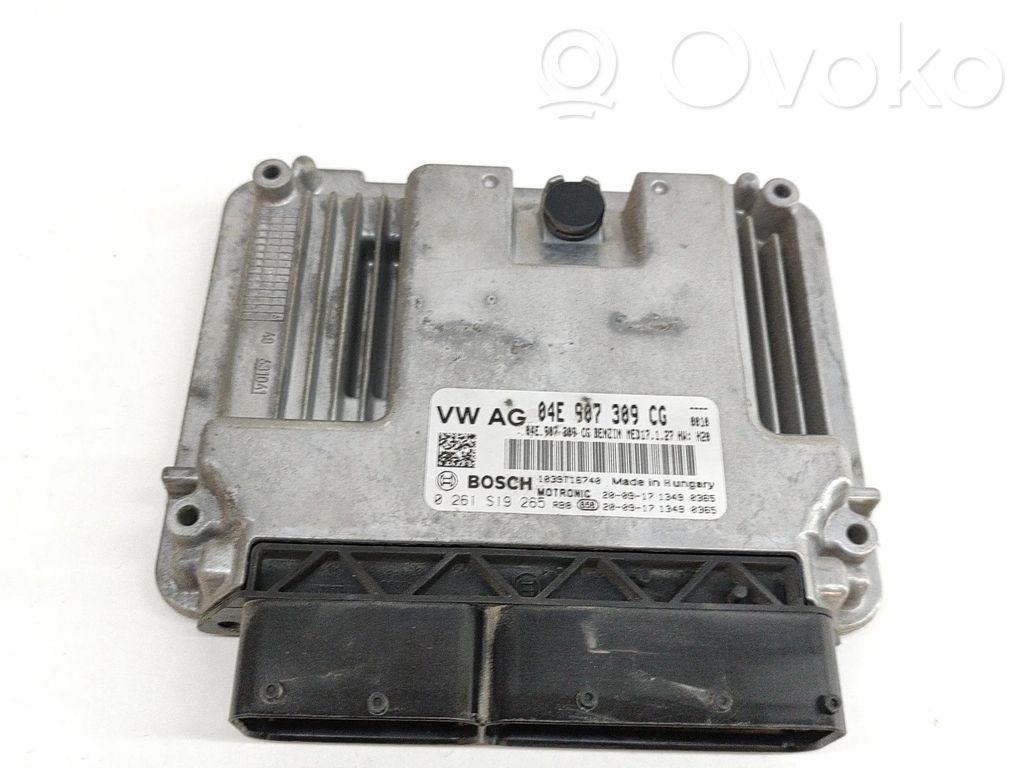 Engine control unit/module   0261S19265,1039T16740,04E907309CG