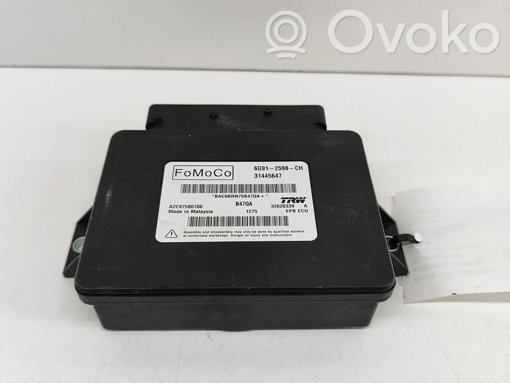 Volvo XC70 Rear brake EMF control unit/module 